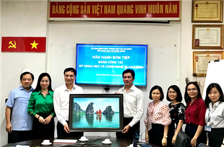 Sở Khoa học và Công nghệ TP.HCM làm việc với Đoàn công tác Sở Khoa học và Công nghệ tỉnh Quảng Ninh